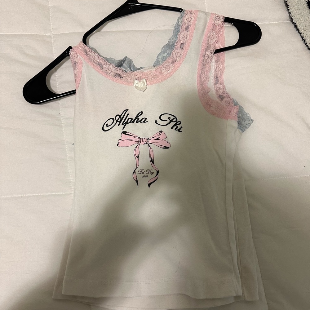 Alpha Phi Bow shirt